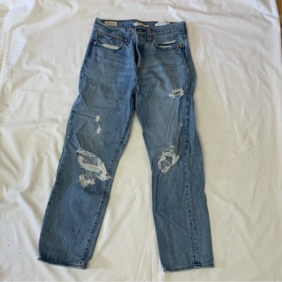 Levi’s Wedgie Straight Jeans - 27 - Distressed - Picture 2 of 7